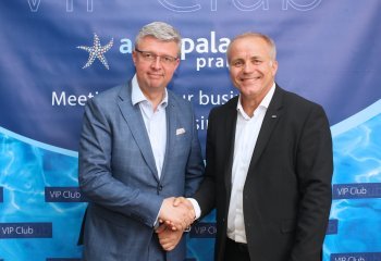 Karel Havlíček, místopředseda vlády + Václav Klaus, předseda hnutí Trikolóra